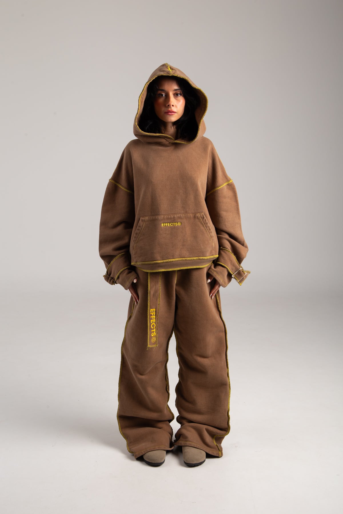 MONK HOOD BROWN